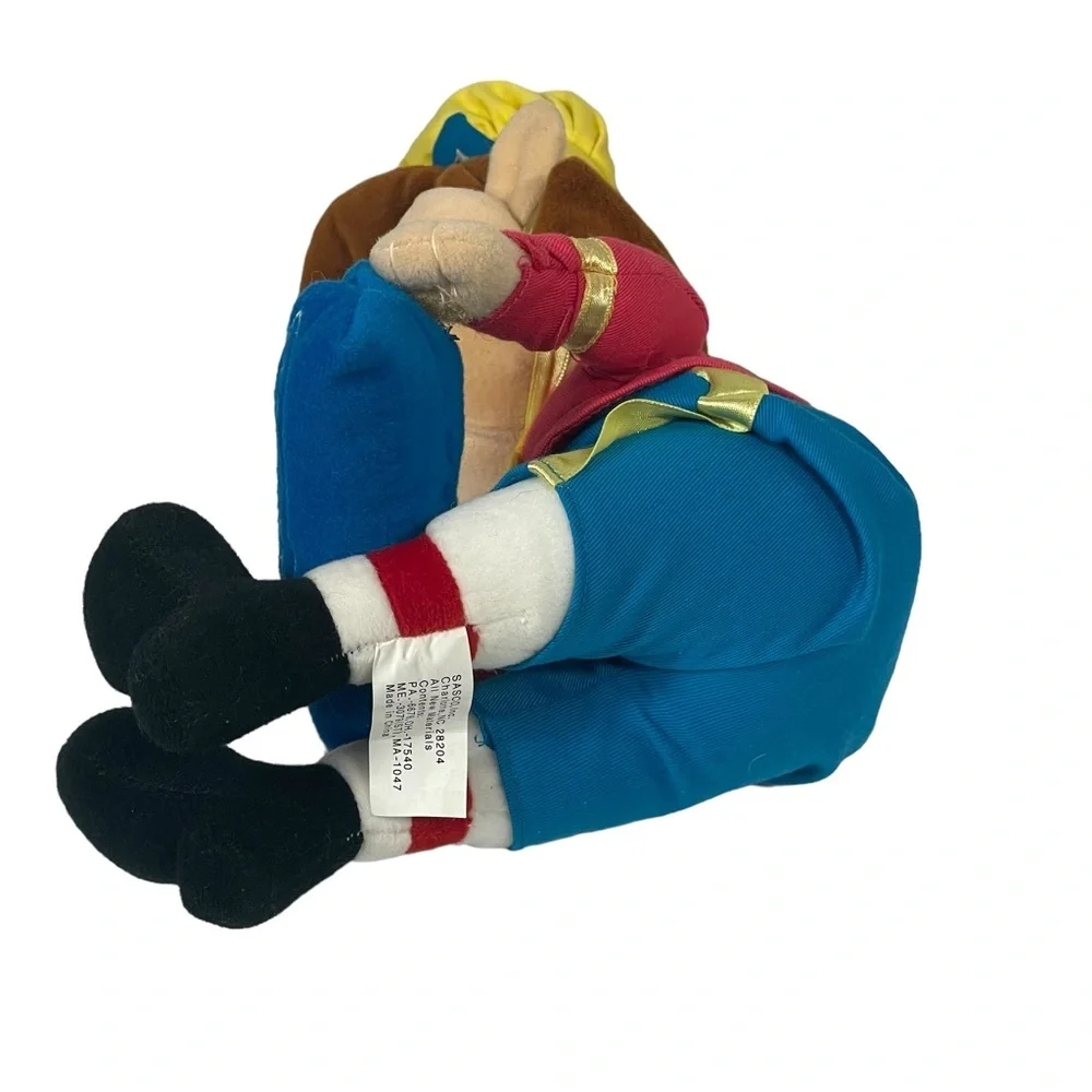 Vintage POP 1999 Kellogg’s Rice Krispies Snap Crackle Pop Plush Stuffed Doll 15”
